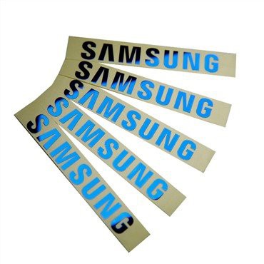 מדבקת ניקל מתכת דקה